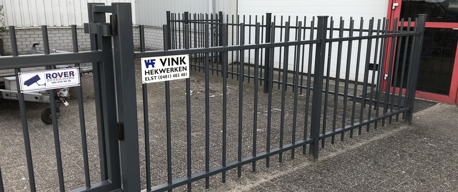 Vink Hekwerken spijlenhekwerk industrieel