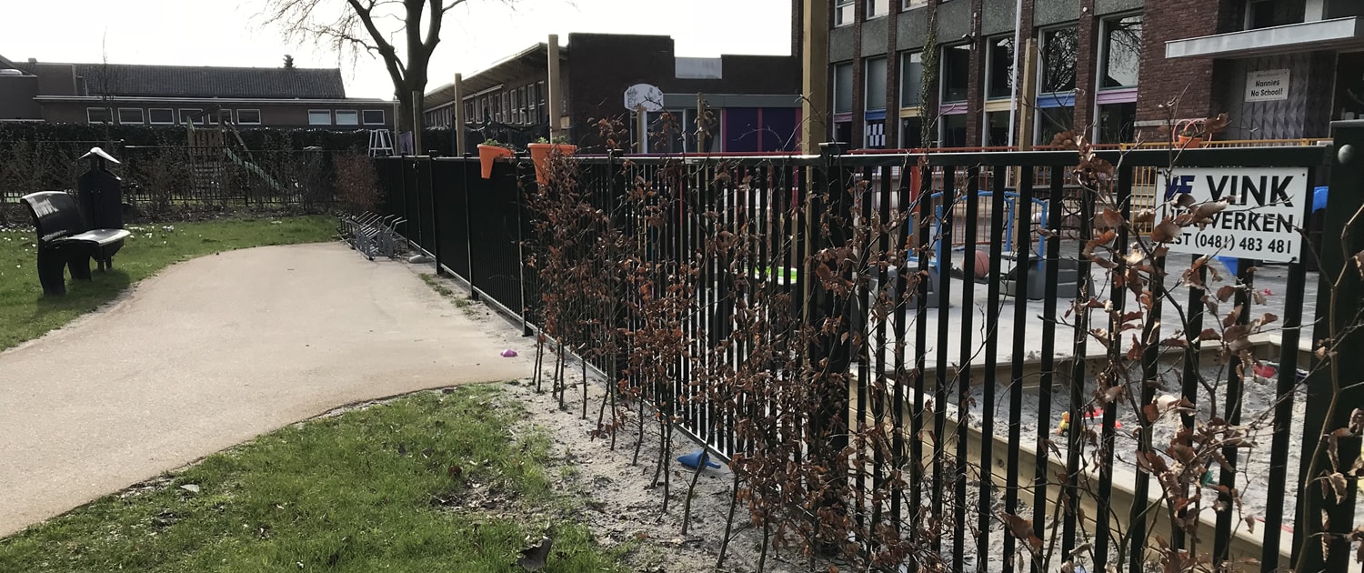 Vink Hekwerken spijlenhekwerk openbare ruimte school